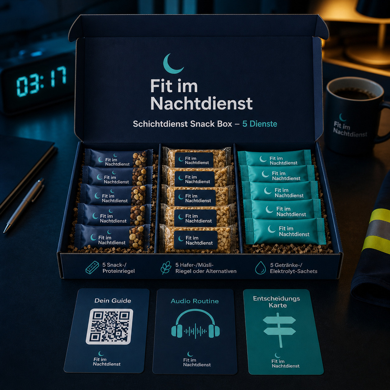 Schichtdienst Snack Box – 5 Dienste