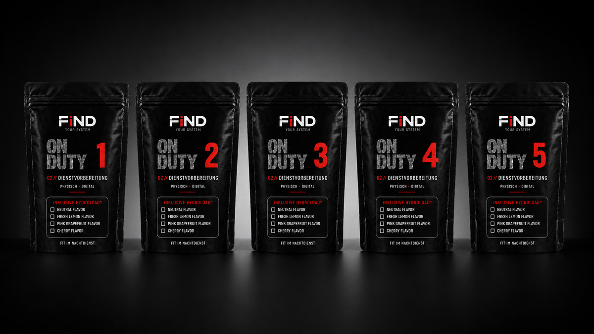 FiND ON DUTY – Produktansicht für 5, 10 oder 15 Dienste